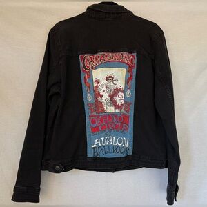 Grateful Dead OOAK Hand Painted Sears Denim Jacket